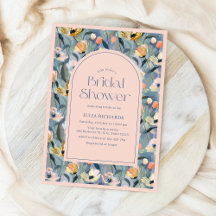 Chorro Nupcial Floral Vintage Pastel