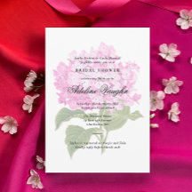 Chorro Nupcial Grandmillennial Hortensia Rosa