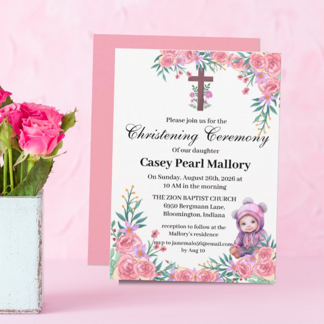 Invitación Christening/Baptism (Subido por el creador)