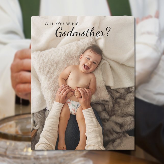 Invitación Christian Poem Will You Be My Godmother (Subido por el creador)
