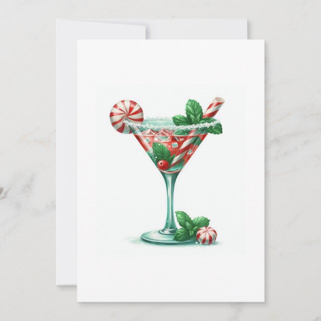 Invitación christmas cocktail  (Anverso)