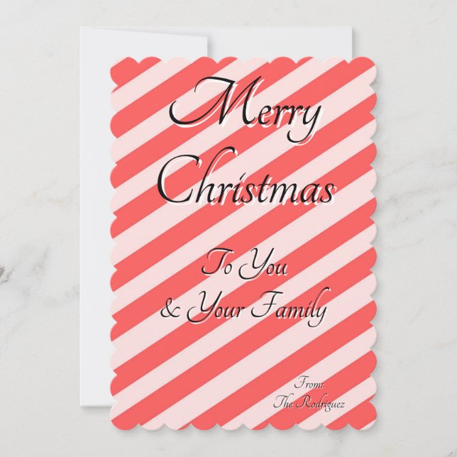 INVITACIÓN CHRISTMAS GREETINGS CARD (Anverso)