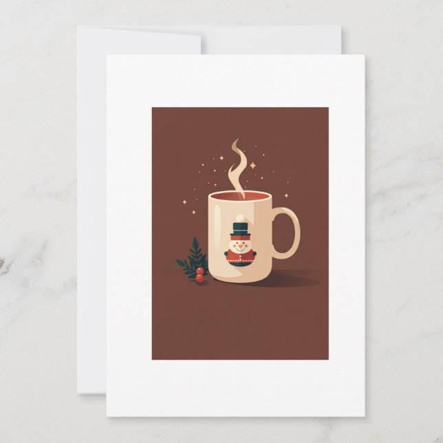 Invitación christmas hot chocolate (Anverso)