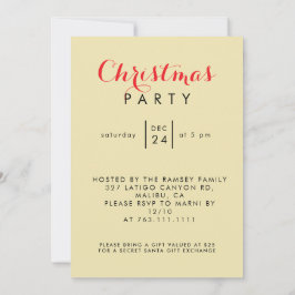 Invitación Christmas in Paris Eiffel Tower Winter Personalize