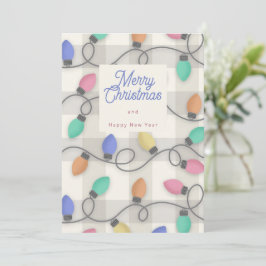 Invitación Christmas lights