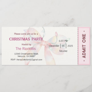 Invitación Christmas Party Invitation, Xmas Invite