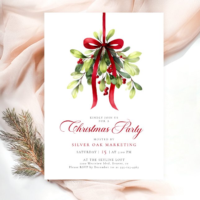 Invitación Christmas Party Office Corporate (Subido por el creador)
