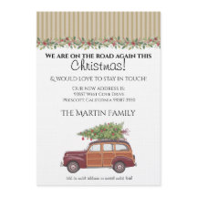 Christmas Retro Station Wagon