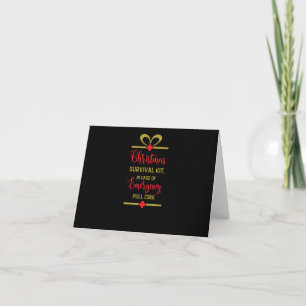 Invitación christmas survival kit