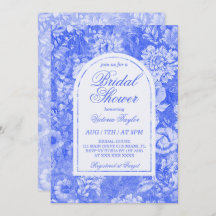 Chubasco de flor blanca dorada Chinoiserie Ducha d