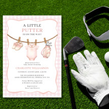 Chubasquito Pink Golf Ropa de Bebé para Fiesta de 
