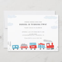 Chugga Chugga Choo Tren Fiesta de cumpleaños