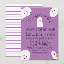 Invitación Chupacabra moderno adorable para Baby Shower