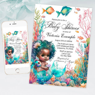 Invitación Chupacabras africana Baby Shower