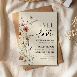 Invitación Chuparrosa Silvestre Beige para Baby Shower de Oto