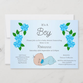 Invitación Chupete de bebé Cumpleaños de bebé