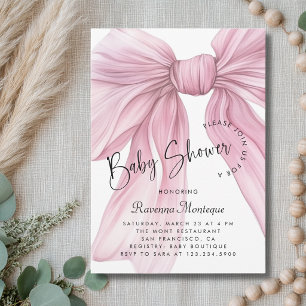 Invitación Chupete de Cumpleaños de Pastel Moderno Coquette