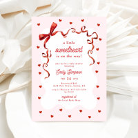 Chupete de lazo rosa para baby shower