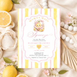 Invitación Chupete de Lemon Mama Baby Shower