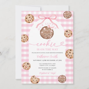 Invitación Chupeteado de nuestro pequeño bebé de galletas ros