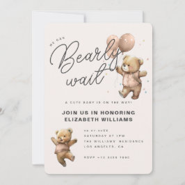 Invitación Chupeteamos Apenas Esperamos Fiesta de Bebé