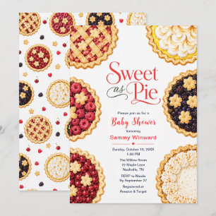 Invitación Chupeteo de primavera dulce como pastel