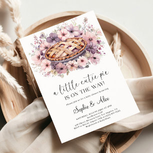 Invitación Chupetín Pequeño Cumpleaños en Acuarela Baby Showe
