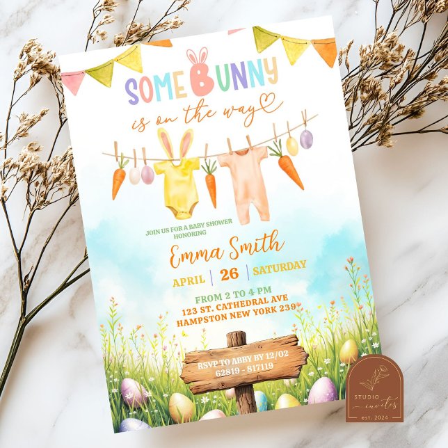 Invitación Chupetón de Pascua Baby Shower  (Subido por el creador)