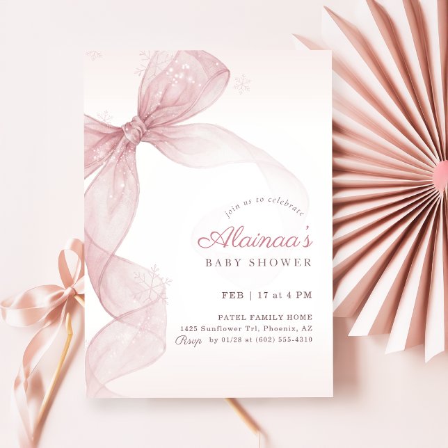 Invitación Chupetón Rosa Moderno para Baby Shower (Subido por el creador)