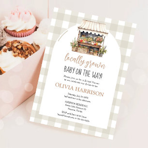 Invitación Chupinada de bebé neutra en cuanto al género y cul