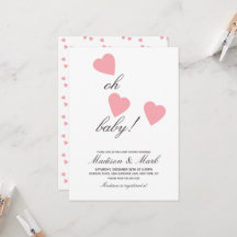 Chupinada de Corazones Rosas Flotantes Minimalista