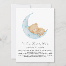 Invitación Chupinada de globos pastel para bebé