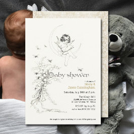 Invitación Chupinada de parejas floral victoriana vintage