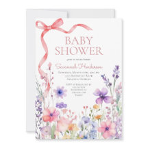 Chupinada de Wildflower Pink Ribbon Baby