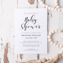 Chupinada elegante de Baby shower