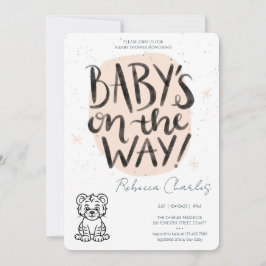 Invitación Chupinada Mínima de Bebé
