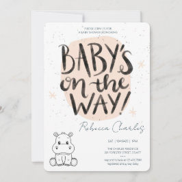 Invitación Chupinada Minimal de Bebe