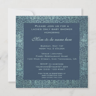Invitación Chupinada Vintage, Brer Rabbit por William Morris