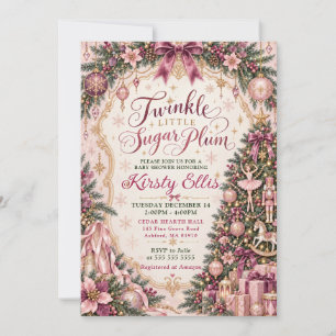 Invitación Chupito de azúcar, duérmete, baby shower