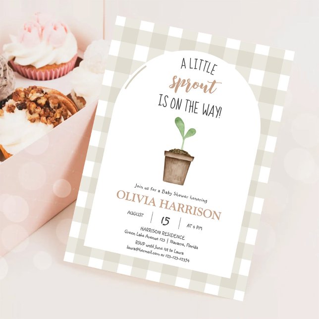 Invitación Chupito de bebé neutral en cuanto al género (Subido por el creador)