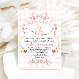 Invitación Chupito de ganso tonto editable Cumpleaños de bebe