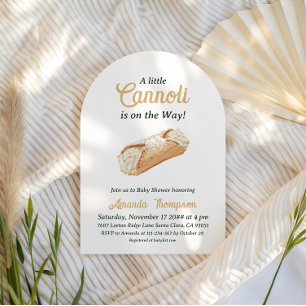 Invitación Chupito de Tubo Neutro en Beige Fiesta de Bienveni