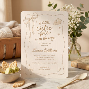 Invitación Chupito Dulce Cumpleaños Fiesta de Bebé