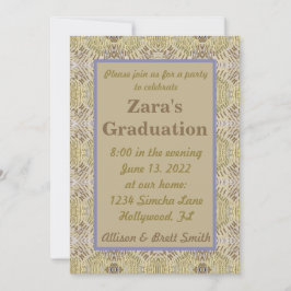 Invitación Church in Auvers Graduation Invitation