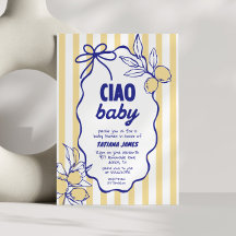 CIAO BABY Lemon Mediterranean Amalfi Baby Shower
