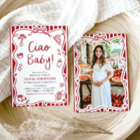 Ciao Baby Whimsical Italiana Pizza Cute Baby Showe