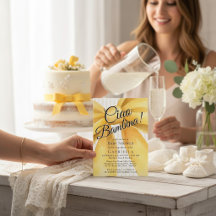 Ciao Bambina Acuarela Amarillo Arco Baby Shower