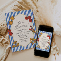 Ciao Bambino Pasta Italiana Azul Baby Shower