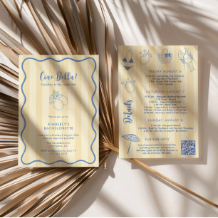 Invitación Ciao Bella Fin de semana de despedida de soltera c