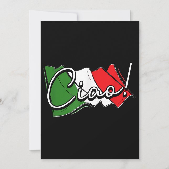 Invitación ¡Ciao! - Escocia italiana y europea de Venecia y L (Anverso)